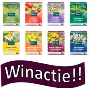 Winnaars Win een Kneipp Thee pakket