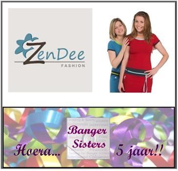 1. Banger Sisters 5 jaar! Win een artikel naar keuze van Zendee!
