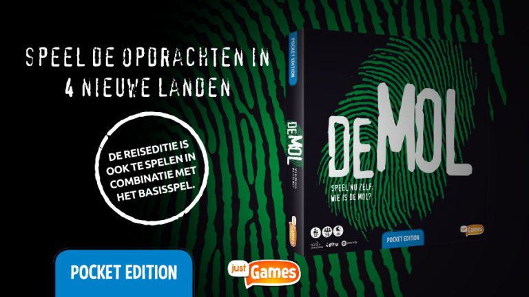 Just Games presenteert een pocket edition van de bordspellen De Slimste